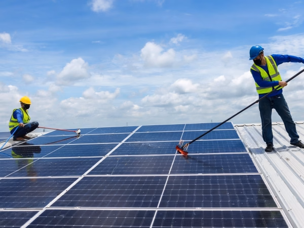 Commercial Solar Cleaning